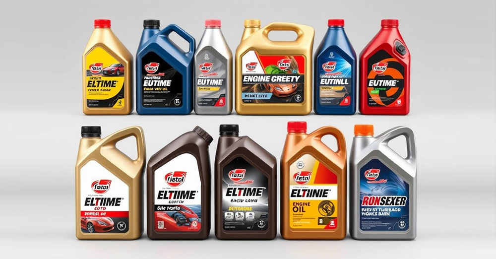 Lubricating oil packaging Lubricating oil packaging