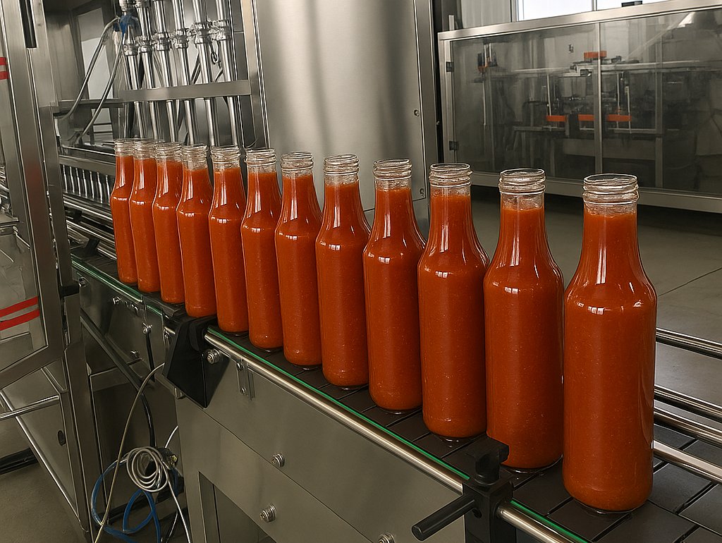 sauce filling line sauce filling line