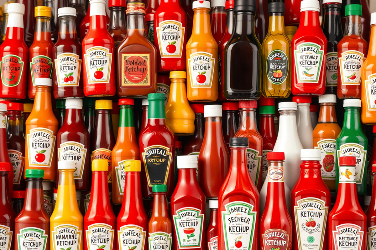 Various tomato sauce packaging Various tomato sauce packaging