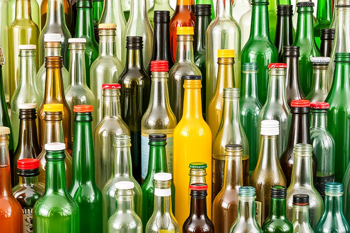 Various glass bottles Various glass bottles