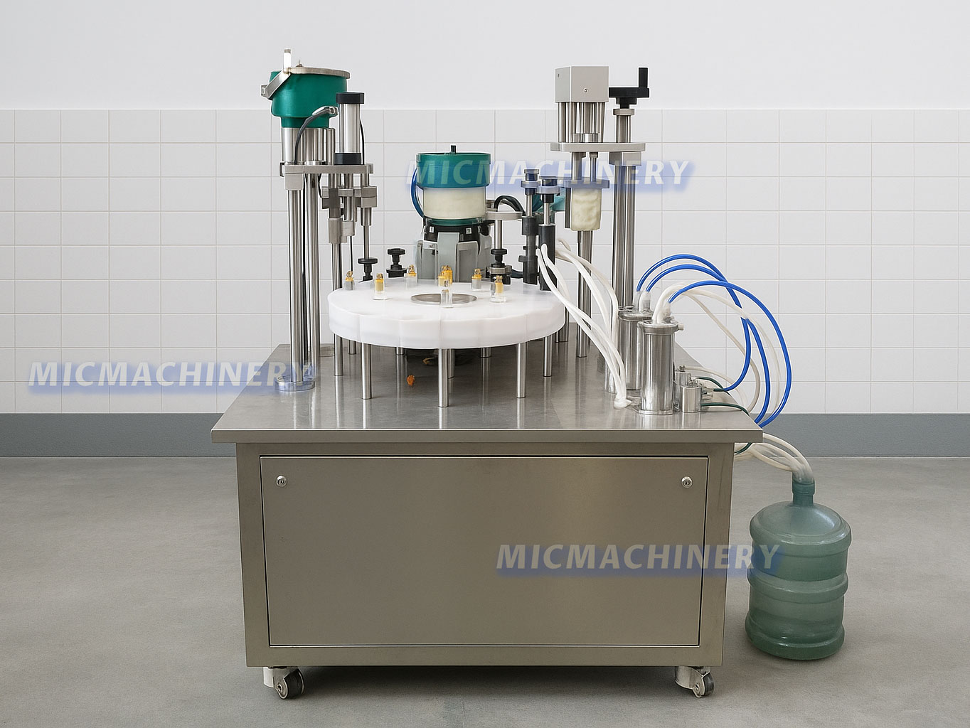 Diagram of perfume filling machine Diagram of perfume filling machine