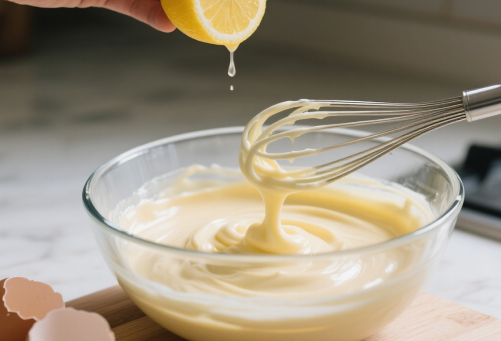 Pour in citric acid Pour in citric acid