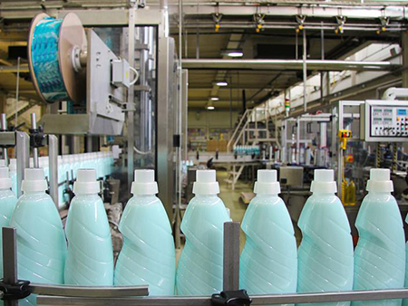 Detergent filling line Detergent filling line