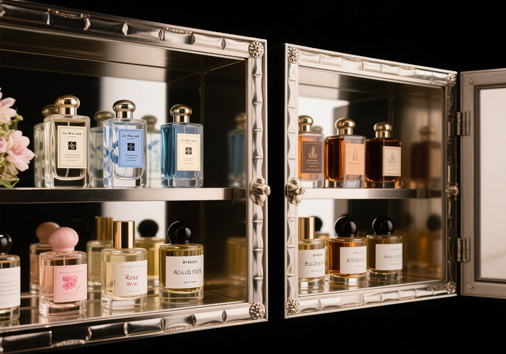 Storage of perfumes Storage of perfumes