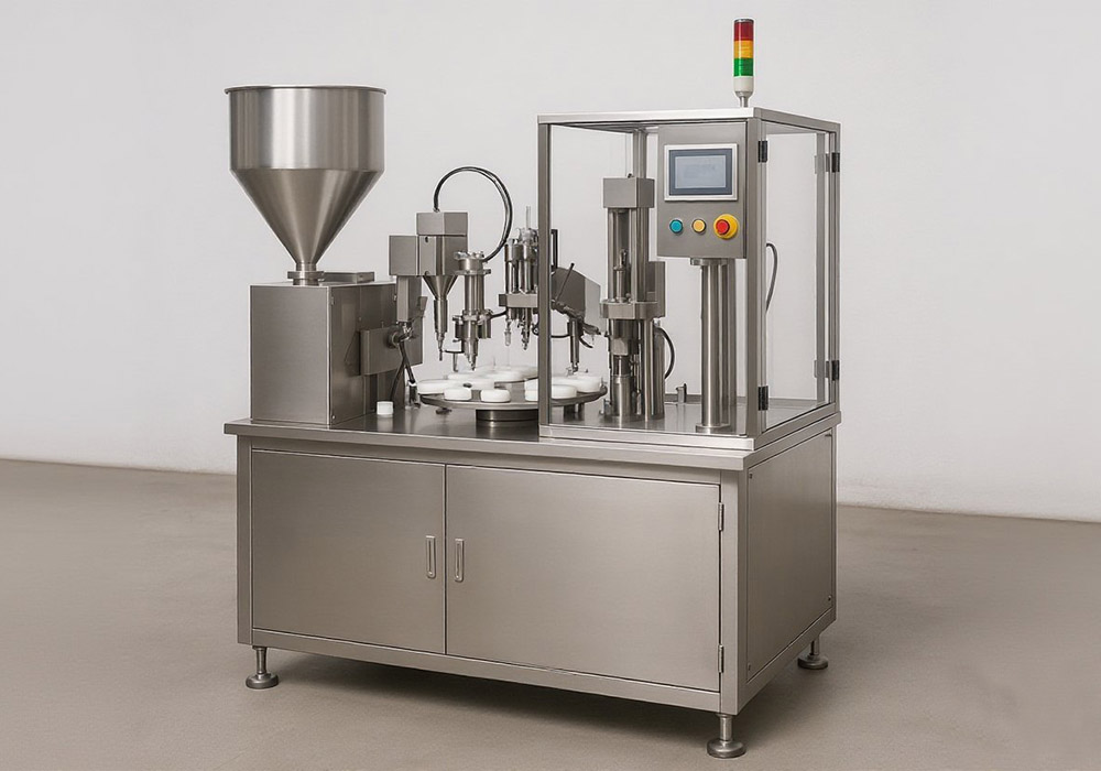 Tube filling machine equipment in kind Tube filling machine equipment in kind