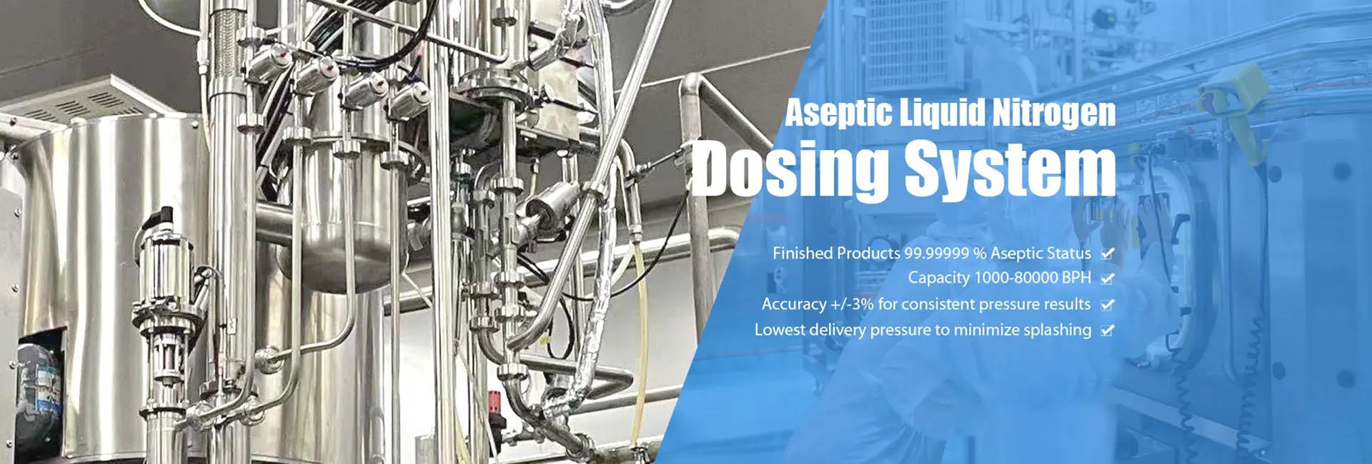 Aseptic Liquid Nitrogen Dosing Machine Aseptic Liquid Nitrogen Dosing Machine