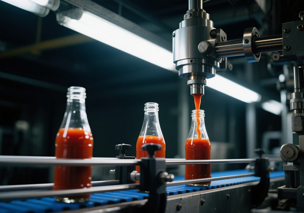 Machine filled tomato sauce Machine filled tomato sauce