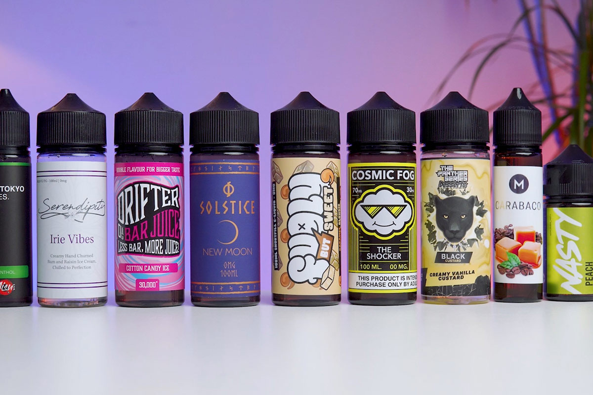 Various E Juice Bottle Various E Juice Bottle