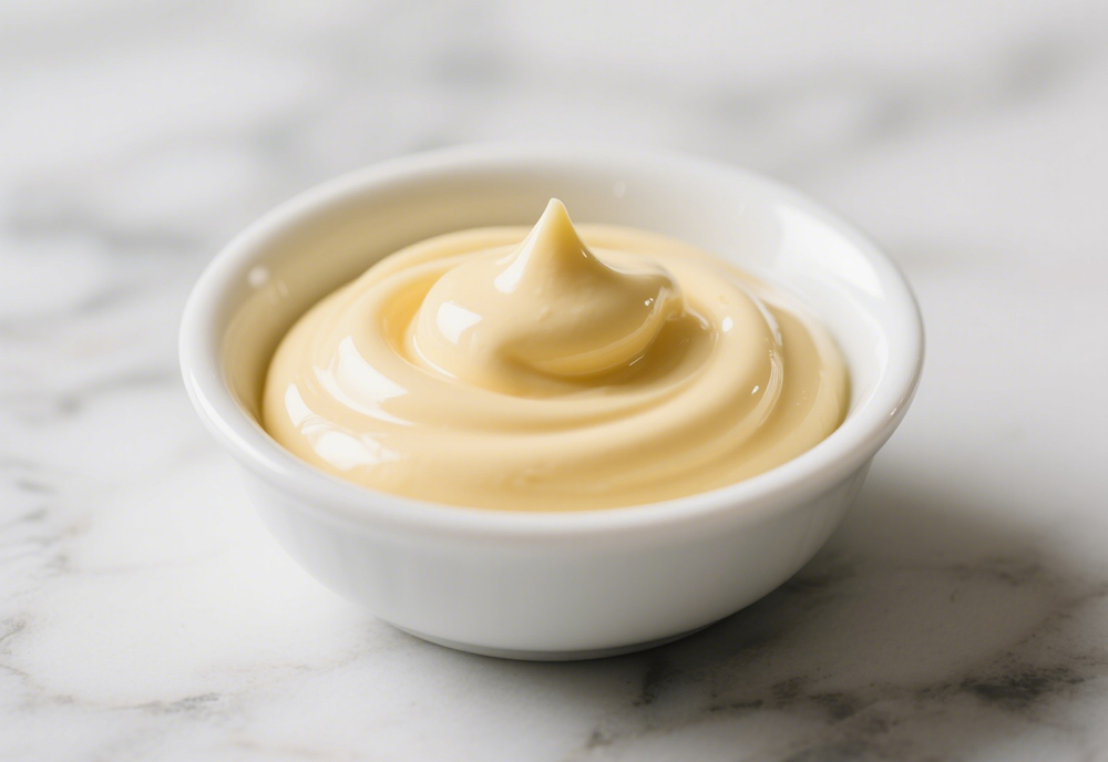 mayonnaise in a bowl mayonnaise in a bowl