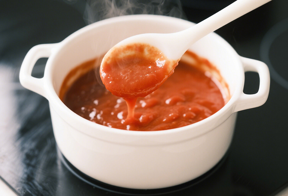 boiling tomato sauce boiling tomato sauce