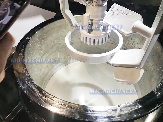 Emulsifier mixing process Emulsifier mixing process