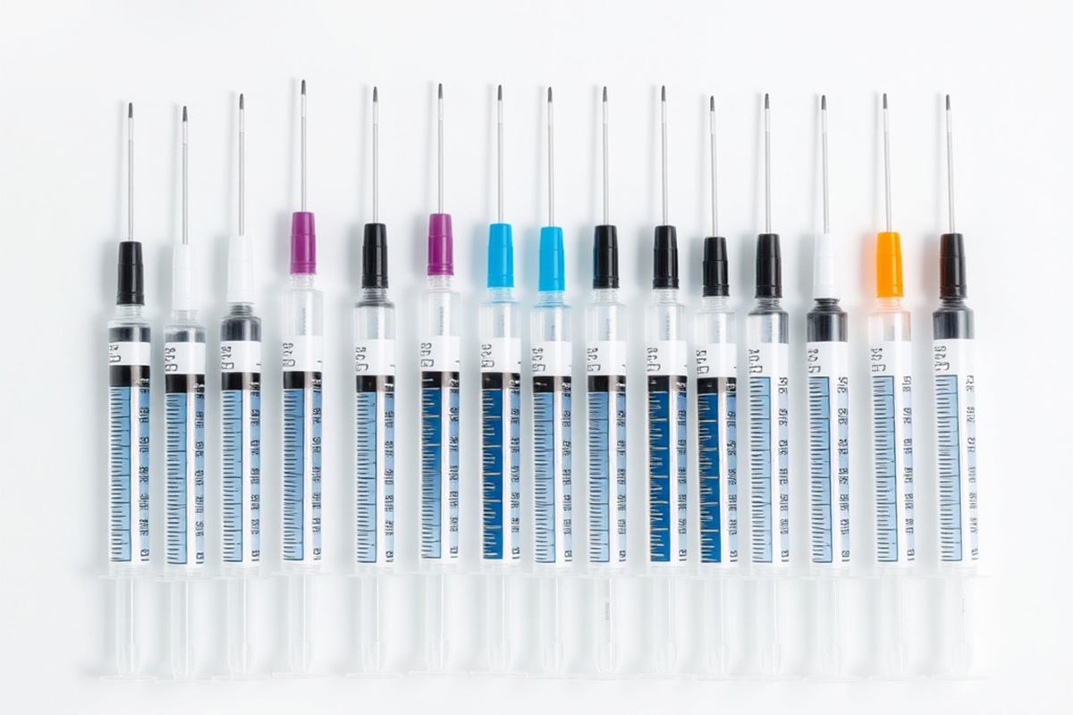 Syringe Label display Syringe Label display
