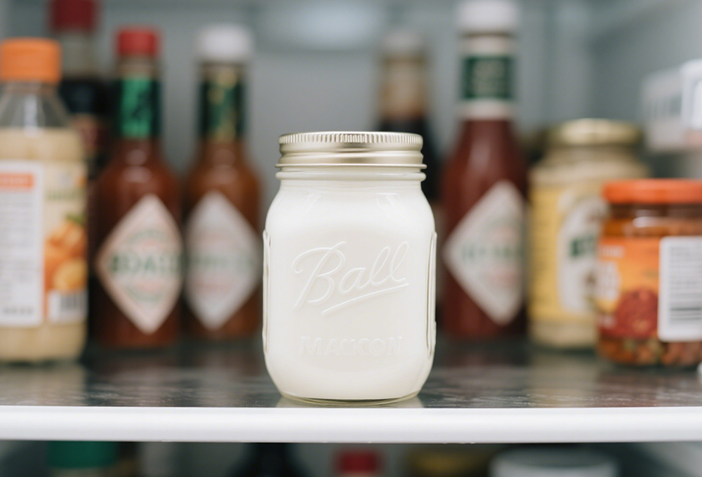 yogurt stored in the refrigerator yogurt stored in the refrigerator