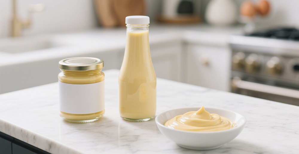mayonnaise on the dining table mayonnaise on the dining table