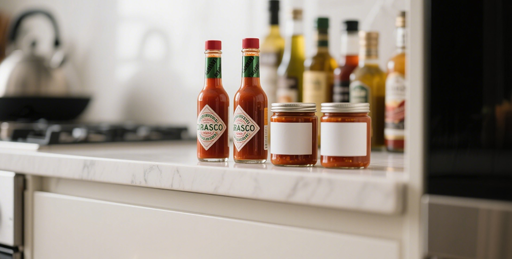 hot sauce on the cabinet hot sauce on the cabinet