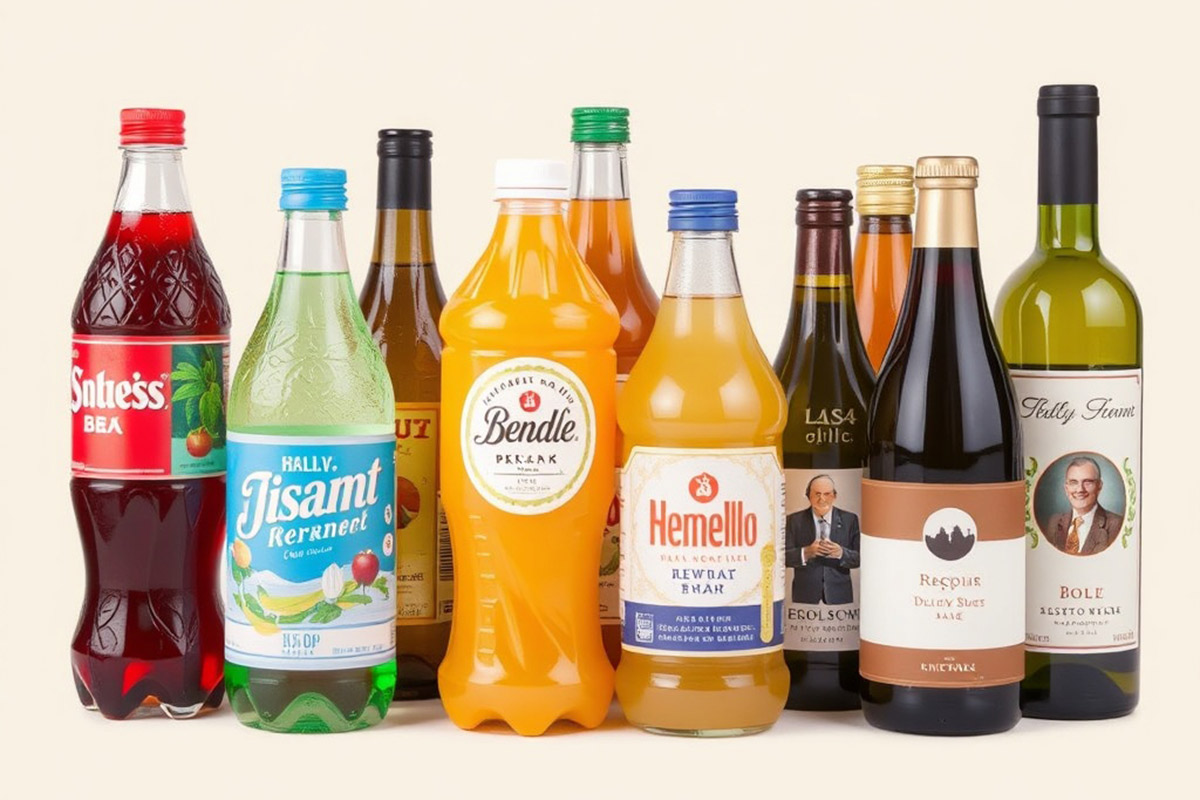 Labeling beverage products Labeling beverage products