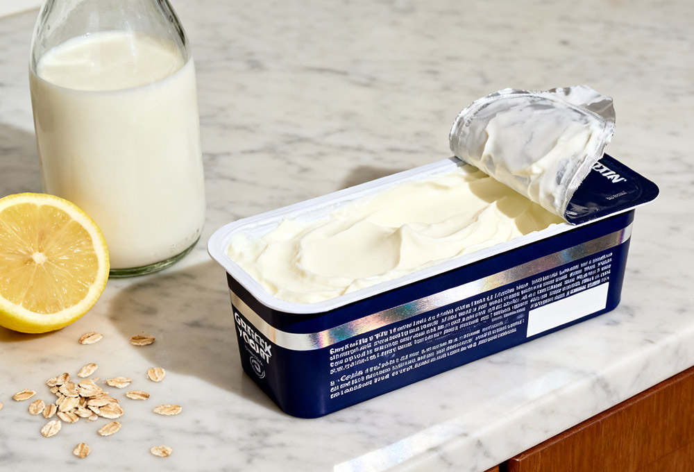 opened greek yogurt opened greek yogurt