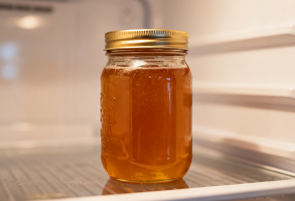 honey in the refrigerator honey in the refrigerator