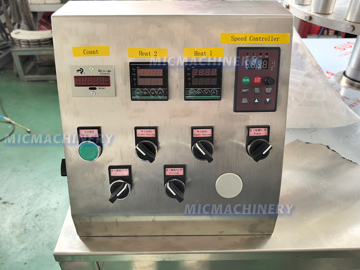 Semi-Automatic Cartridge Filling Machine Control Panel Semi-Automatic Cartridge Filling Machine Control Panel