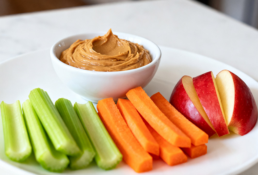 peanut butter celery and carrot sticks peanut butter celery and carrot sticks