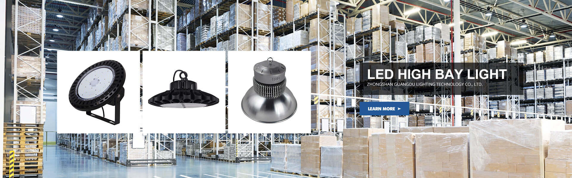 Zhongshan Guangdu LED Lighting Factory's main products are indoor and outdoor high power LED