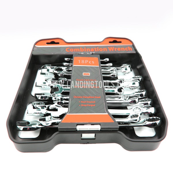 18 Piece Combination Wrench Set  334401    $ 14.00 - $ 14.70