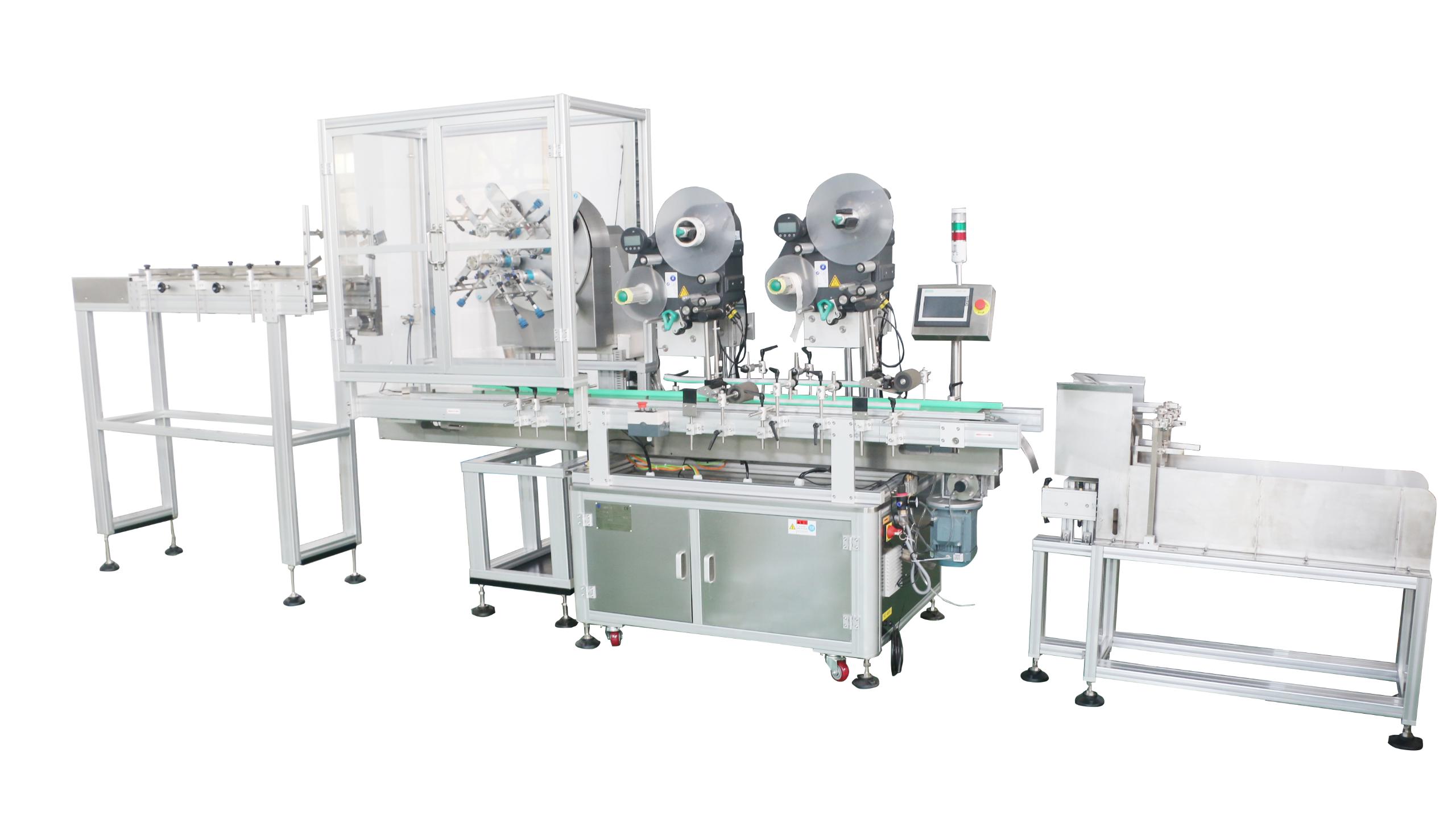 Clamshell /Tray Labeling machine