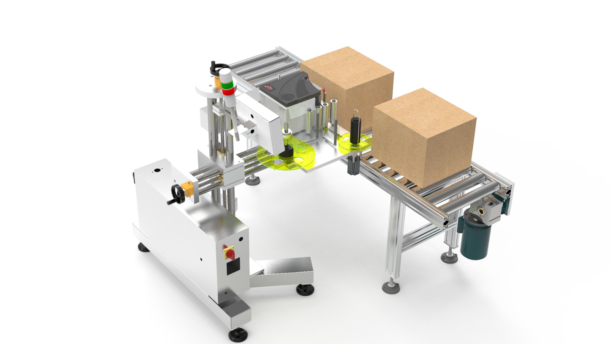 Box Tray Online Printing Labeler