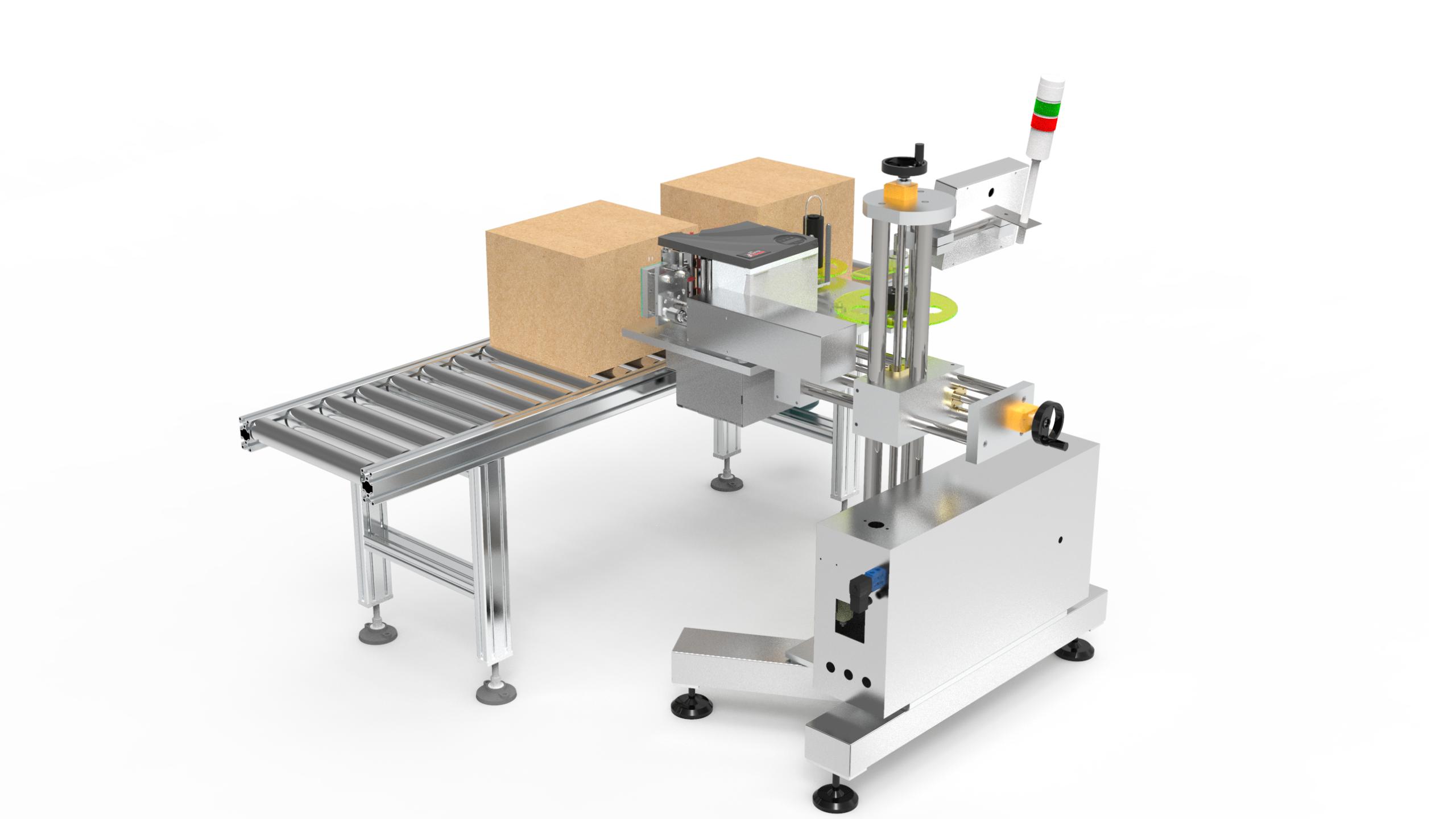 Box Tray Online Printing Labeler