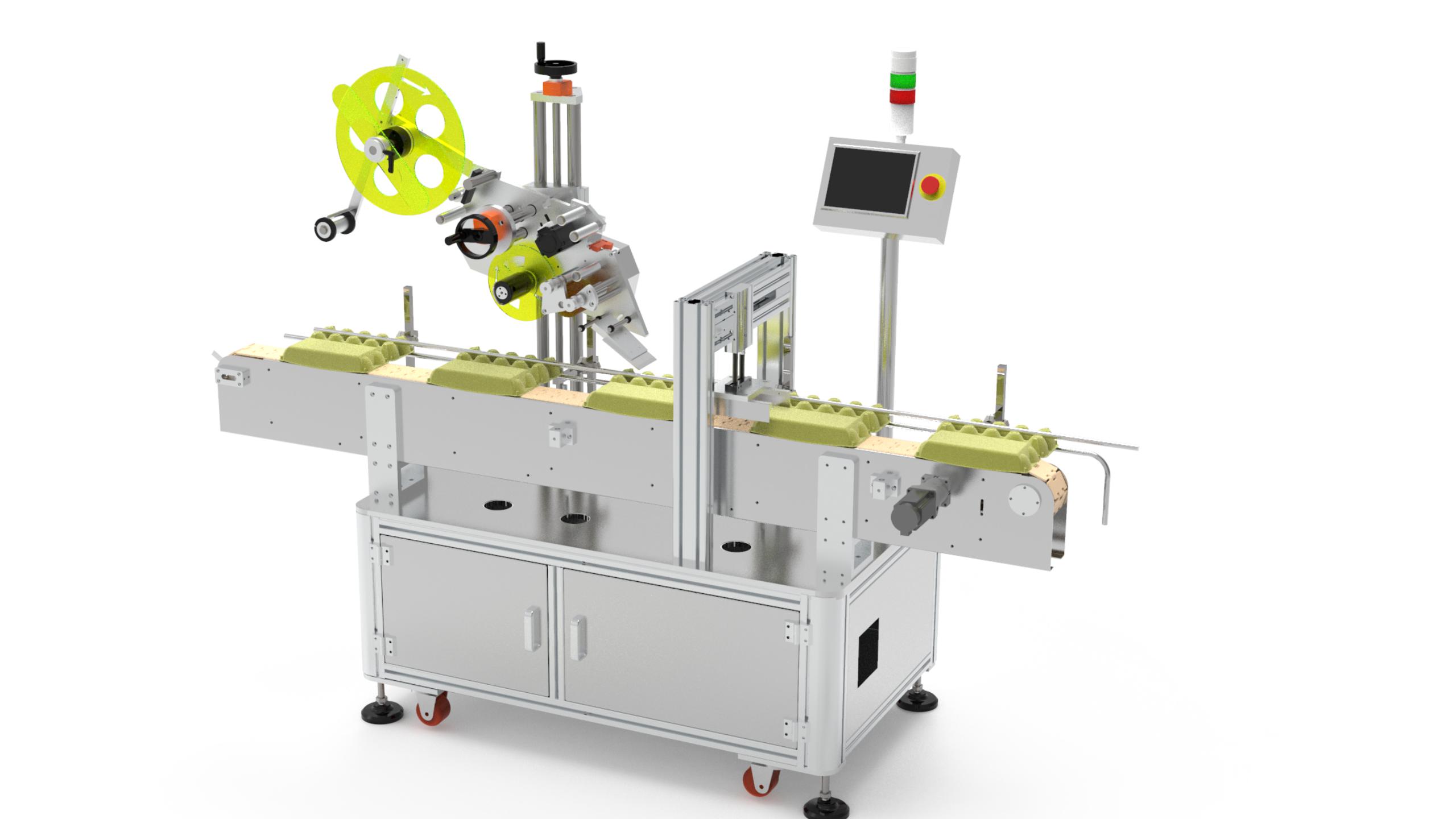 Experienced supplier of egg tray labeling machine,egg box label