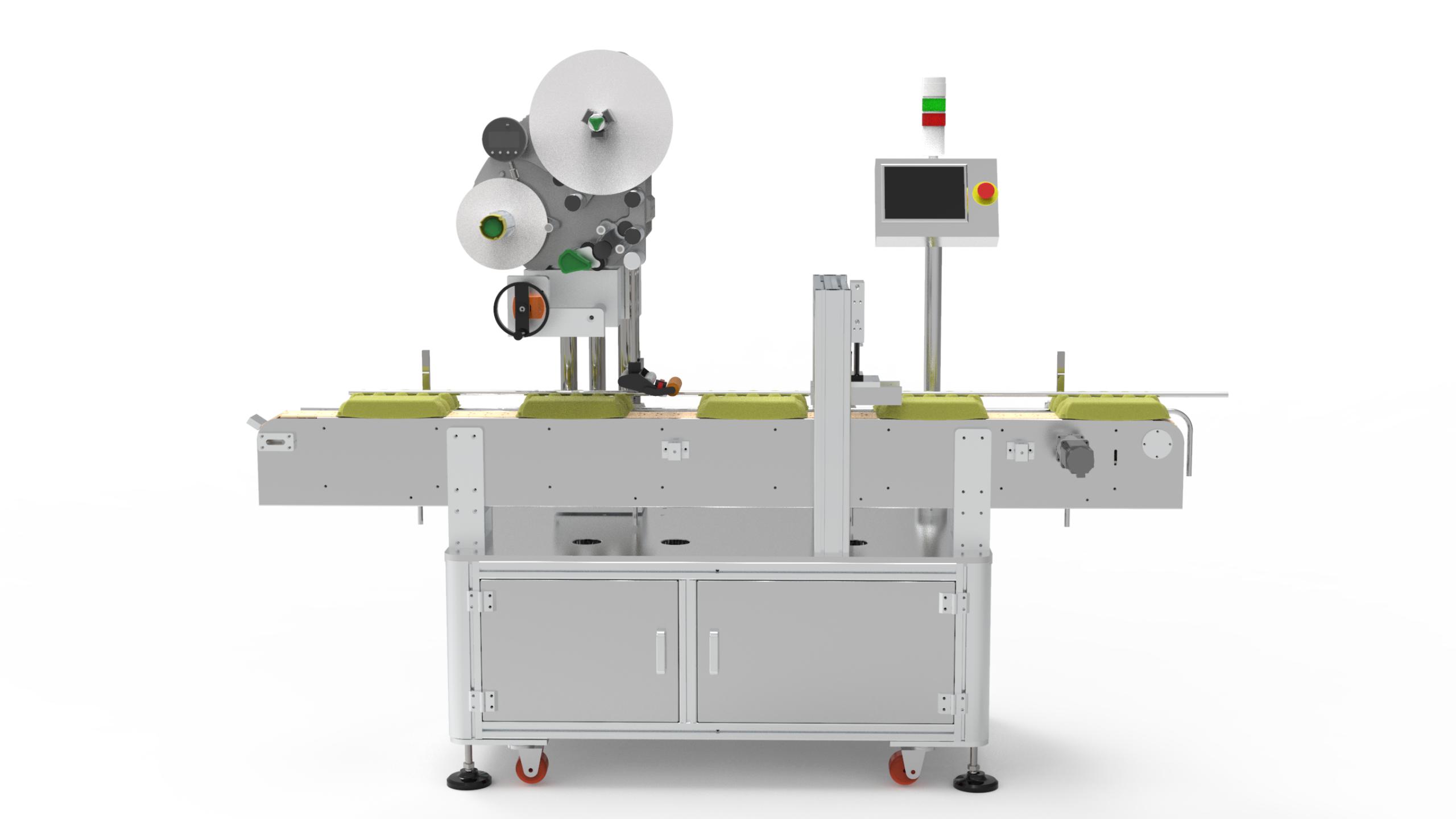 Experienced supplier of egg carton labeling machine,egg box label