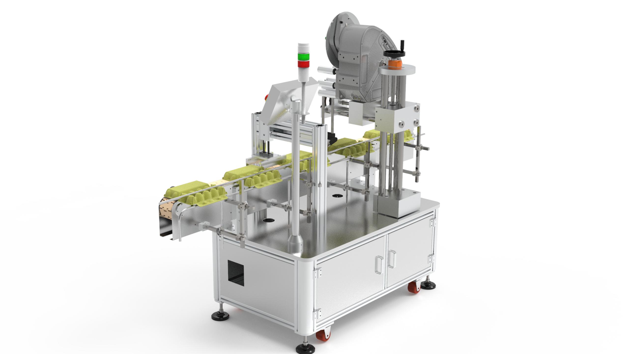 Experienced supplier of egg tray labeling machine,egg box label