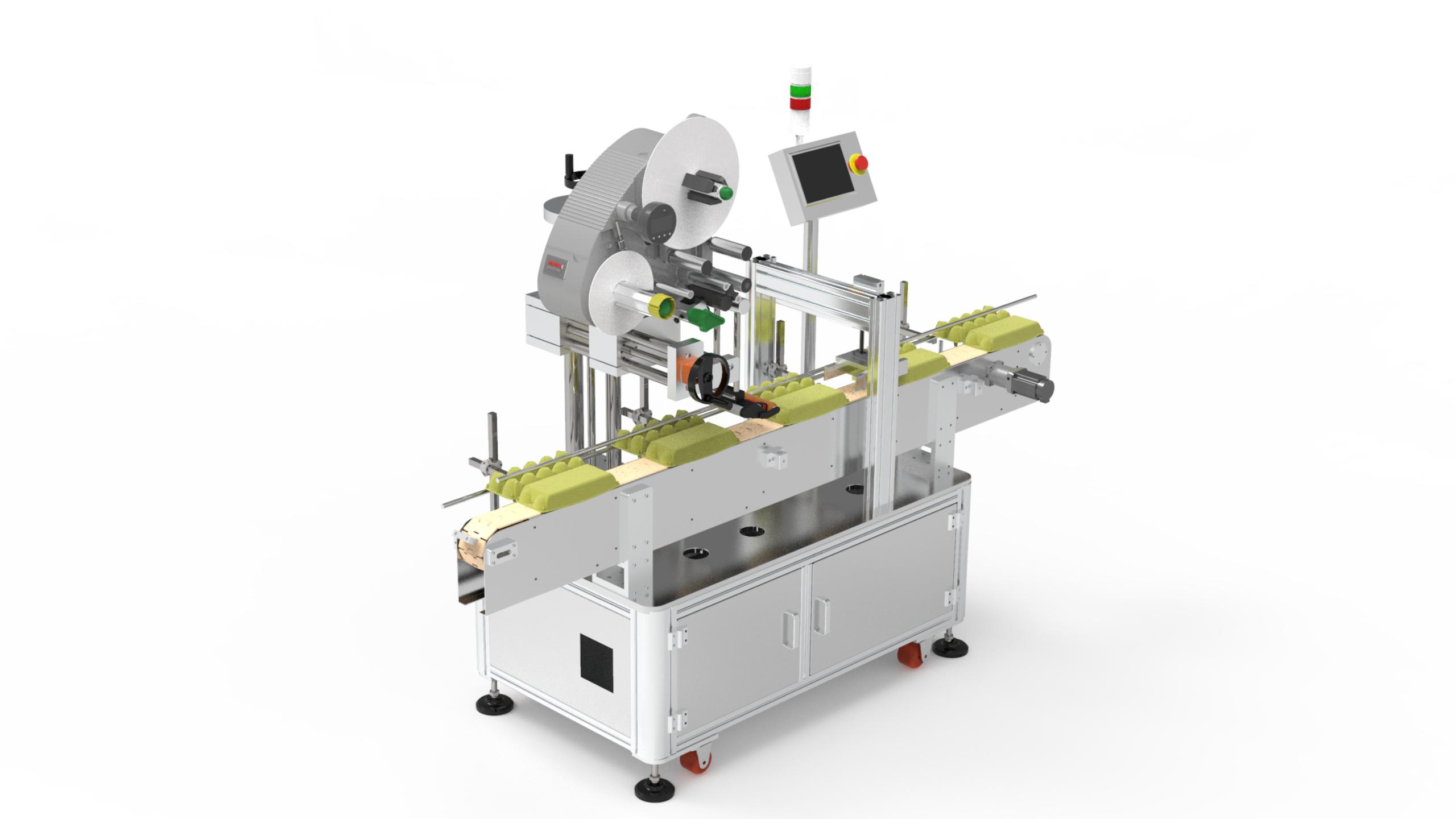 Experienced supplier of egg tray labeling machine,egg box label