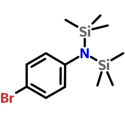 4-Bromo-N,N-bis(trimethylsilyl)aniline,[5089-33-8],C12H22BrNSi2,N-(4-Bromophenyl)-1,1,1-trimethyl-N-(trimethylsilyl)silanamine; p-Bromo-N,N-bis(trimethylsilyl)aniline