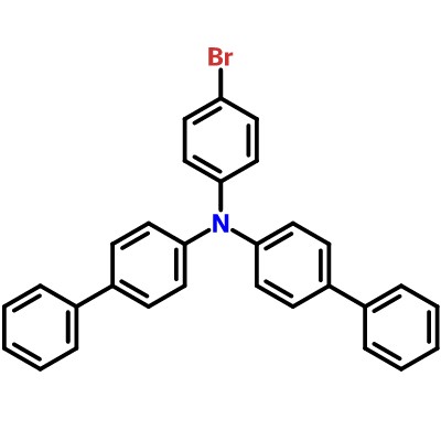 N-(4-BroMophenyl)-N,N-Bis(1,1'-Biphenyl-4-Yl)AMine, CAS 499128 -71-1, C30H22BrN