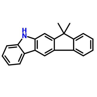 7,7- dimethyl -5H - indeno [2,1-b] carbazole , 1257220-47-5 , C21H17N​