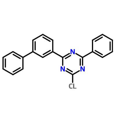2-([1,1'-Biphenyl]-3-yl)-4-chloro-6-phenyl-1,3,5-triazine，1689576-03-1，C21H14ClN3​