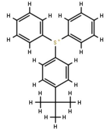 Diphenyl 4-tert-butylphenylsulfonium nonafluorobutanesulfonate  _ 258872-05-8