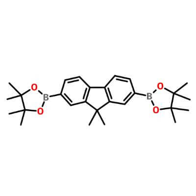 2,7-Bis(4,4,5,5-tetramethyl-1,3,2-dioxaborolan-2-yl)-9,9'-dimethylfluorene _325129-69-9 _C27H36B2O4