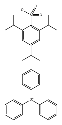 sulfonium,triphenyl-,2,4,6-tris(1-methylethyl)benzenesulfonate(1:1)_CAS:197447-16-8