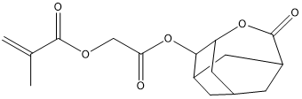 2-Propenoicacid,2-methyl-,2-oxo-2-[(5-oxo-4-oxatricyclo[4.3.1.13,8]undec-2-yl)oxy]ethyleste_CAS:1338917-24-0