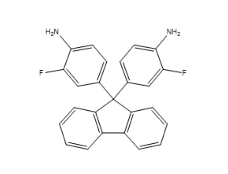 9,9-Bis(3-fluoro -4-aminophenyl )fluor ene (FFDA )_ 127926-65-2_ C25H18F2N2