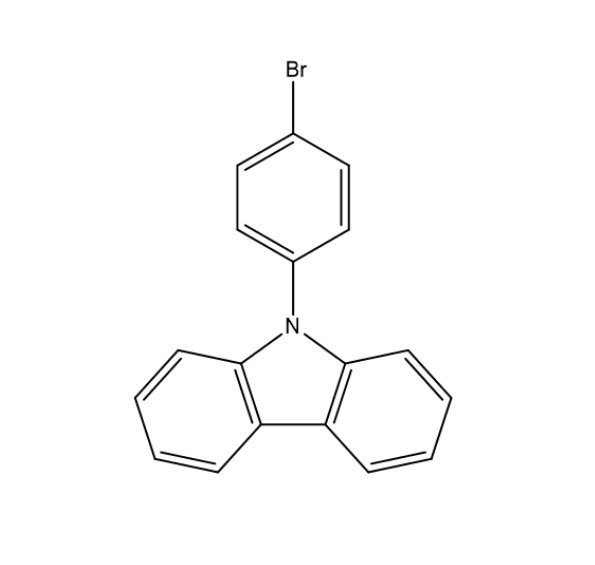 9-(4-Bromophenyl)carbazole , 57102-42-8 , C18H12BrN​