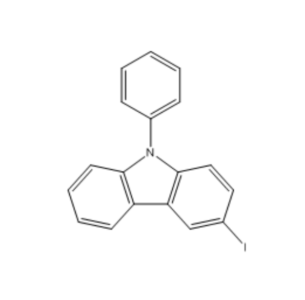 3- Iodo- N- phenylcarbazole , 502161-03-7 , C18H12IN​
