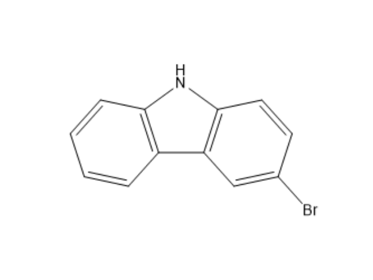 3- Bromo- 9H- carbazole , 1592-95-6 , C12H8BrN​