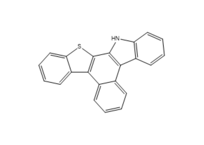 14H-Benzo[c][1]benzothieno[2,3-a]carbazole，1313395-18-4，​C22H13NS​