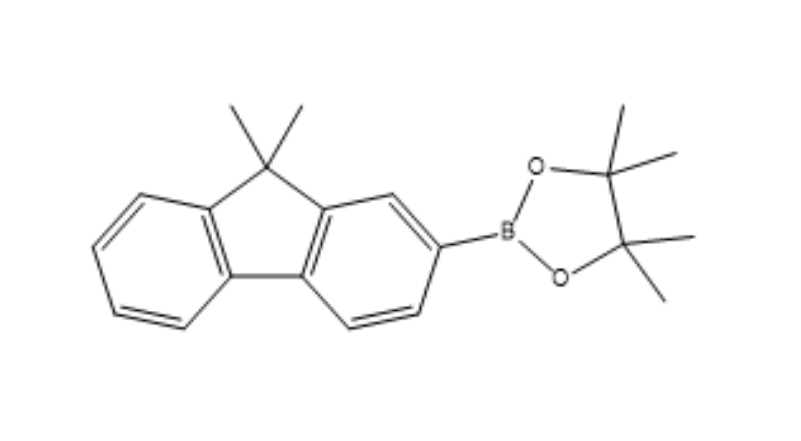 2-(4,4,5,5-Tetramethyl-1,3,2-dioxaborolane-2-yl)-9,9-dimethylfluoren_569343-09-5_C21H25BO2