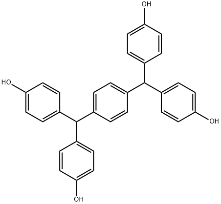 Phenol, 4,4',4'',4'''-(1,4-phenylenedimethylidyne)tetrakis- _CAS:18066-45-0