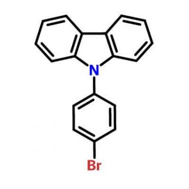 9-(4-Bromophenyl)carbazole , 57102-42-8 , C18H12BrN​