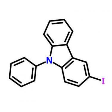 3- Iodo- N- phenylcarbazole , 502161-03-7 , C18H12IN​